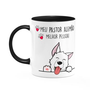 Imagem de Caneca Dog - Meu Pastor alemão, melhor pessoa! M2 - B-black