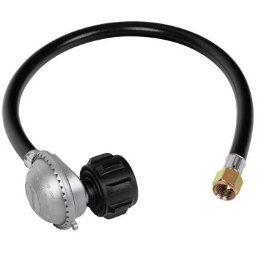 Imagem de SHINESTAR Regulador de propano de 53 cm com mangueira, regulador e mangueira para churrasqueira a gás, peças de reposição para churrasqueira, mangueira de tanque de propano com porca flare fêmea de