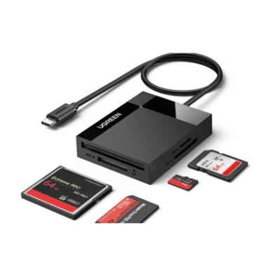 Imagem de Leitor De Cartão 4-em-1 Ugreen Usb3.0/usb-c Sd Micro Usb-c 4 Em 1