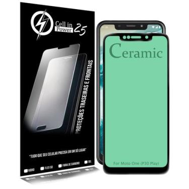 Imagem de 2 Películas Cerâmica Flexível 9d Grossa compativel Moto One XT1941 5.9