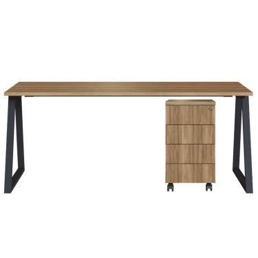 Imagem de Mesa E Gaveteiro Office 160 cm 25909 Artesano