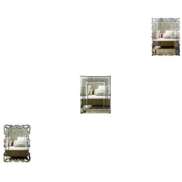 Imagem de Kit Espelhos Decorativos Venezianos  Pegui Rimini 3 Peças - Creatus