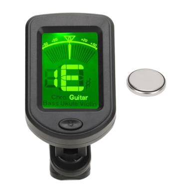 Imagem de Afinador eletrônico digital Clipe multifuncional de alta precisão no dispositivo de ajuste de instrumentos de cordas com detecção de inclinação do metrônomo para violino violino (Violino de ukulele