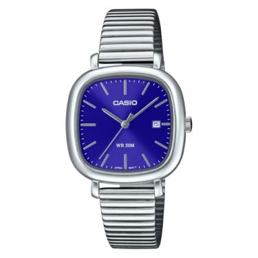 Imagem de RELOGIO CASIO ANALOGICO AZUL METAL PRATA LTP-B166D-2AV