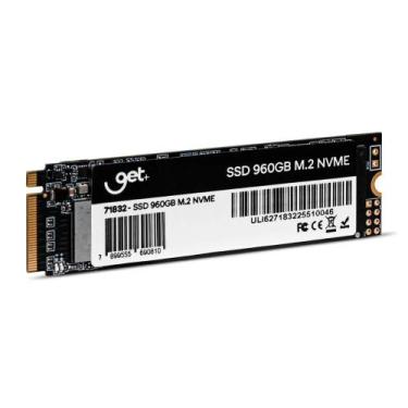 Imagem de SSD 960GB Get M.2 2280 NVMe PCIe Leitura 1600MB/s NAND 3D - GOLDENTEC 