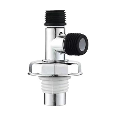 Imagem de XLWLLNJ Adaptador de ralo de piso, conector de tubo, tampa de drenagem, cotovelo galvanizado, adaptador de junta em T para esgoto, dupla finalidade para