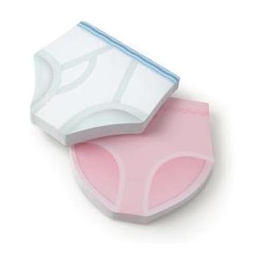 Imagem de Genuine Fred Unmentionables Sticky Notes, conjunto de dois designs engraçados de roupa íntima, 75 folhas cada, presente divertido para o escritório, formatura, volta às aulas