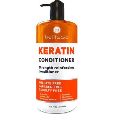 Imagem de Condicionador de queratina Bellisso Sulfate Free Paraben 500mL