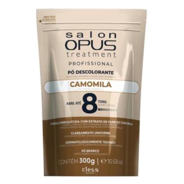 Imagem de Pó Descolorante Salon Opus Camomila Branco Abre Até 8 Tons com Extrato