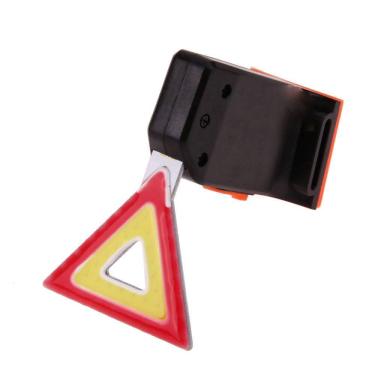Imagem de Lanterna Triangulo Para Bicicleta Traseira Led Cob USB Slim