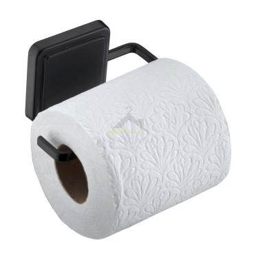Imagem de Porta Papel Higiênico Adesivo Norbond Future Preto Fosco