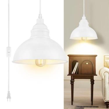 Imagem de Conecte a luz pendente SoodMi 15FT Hanging com interruptor liga/deslig