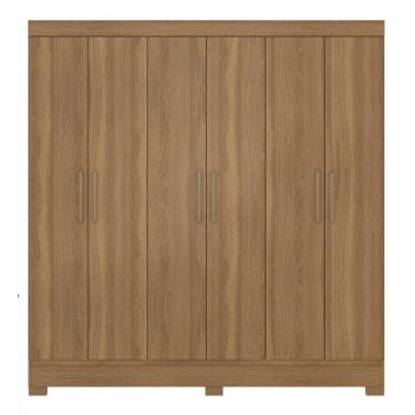 Imagem de Guarda Roupa 6 portas PRÁTICO AMENDOA