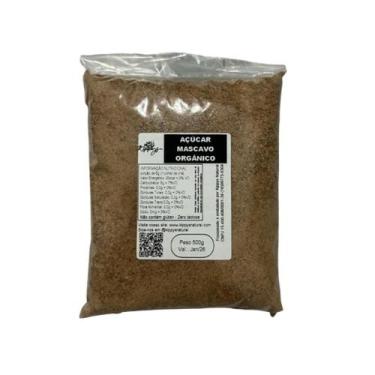 Imagem de Açúcar Mascavo Natural - 500g - Rico em Nutrientes e Sem Aditivos - no