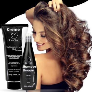 Imagem de Kit Shampoo e Condicionador (Creme Multifunções) 5 em 1-500g