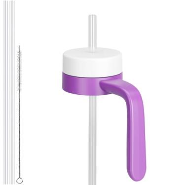 Imagem de Tampa de substituição para garrafa de água de boca larga Hydroflask, tampas superiores com canudo para acessórios Hydro Flask, tampa de alça de garrafa esportiva superior para Hydroflask 12 16 20 32