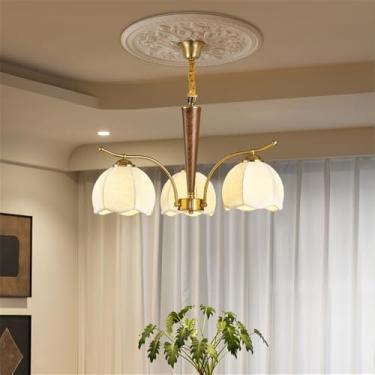 Imagem de Luminária pendente contemporânea americana retrô criatividade sala de estar sala de jantar quarto hotel villa café arte simples led lustre doméstico (e 3 luzes)