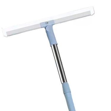 Imagem de Rodo De Silicone Limpador de Vidro Piso Com Gancho Secos e Molhados Uso Duplo Limpeza Mágica