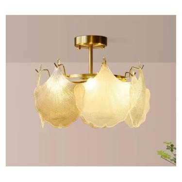 Imagem de Luminária pendente LED de vidro, design francês moderno, sala de estar, sala de jantar, decoração para casa, luminárias, lustres