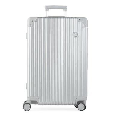 Imagem de Mala Média de Policarbonato 4 Rodas Kyoto II Prata - Bagaggio, M