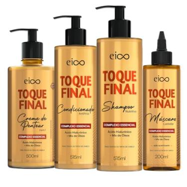 Imagem de Kit Toque Final Shampoo 515ml Condicionador 515ml Máscara Líquida 200ml Creme de Pentear 500ml