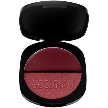 Imagem de Blush Duo Gemini Obsidian Ruby Rose - Texturas Cremosa e Compacta, Acabamento Versátil e Natural, Longa Duração, 4,7g (OG3)