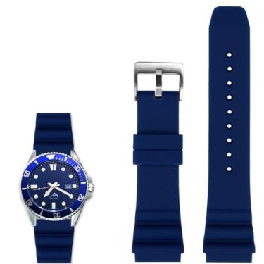 Imagem de Compatível com relógios Casio MDV106-1AV/MTP-VD01, pulseira de relógio masculina Casio MDV-106 de substituição (pulseira de silicone azul)
