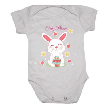 Imagem de Body Bebê Coelhinho da Páscoa - Vem Bebê, Pascoa10a, P - Manga Longa
