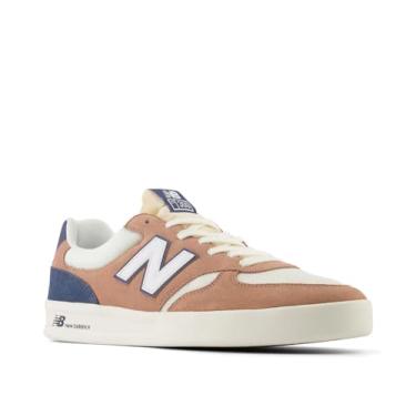 Imagem de New Balance Tênis masculino Ct300 V3, Deslizamento de terra/branco/índigo vintage, 45