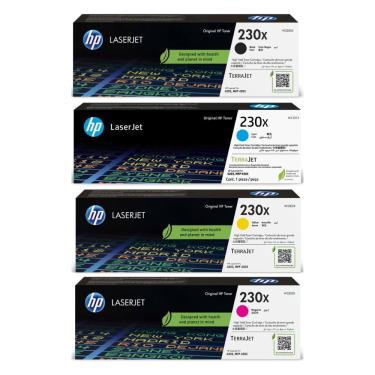 Imagem de Kit 4 Toner Hp W2150x W2300x 230x Pro 4203dw Pro 4303fdw 4203 4303 Original
