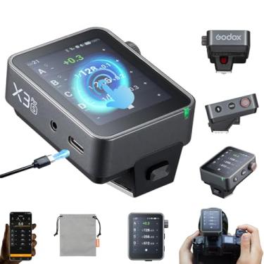 Imagem de Godox Disparador de flash sem fio X3 Pro-S X3Pro S TTL para Sony, tela LCD sensível ao toque de 2,4 polegadas, bateria de íon de lítio de 2930 mAh integrada, sistema X sem fio de 2,4 GHz com 3 modos