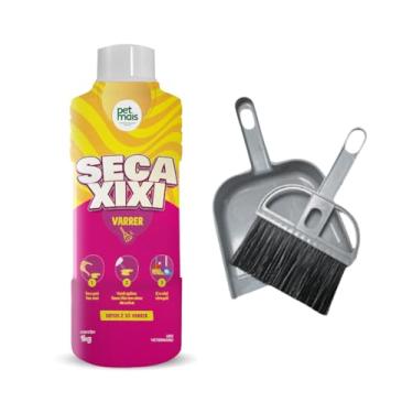 Imagem de Seca Xixi Varrer Perfumado 1kg - Transforma urina em pó + Kit mini Pazinha/Vassoura Multiuso
