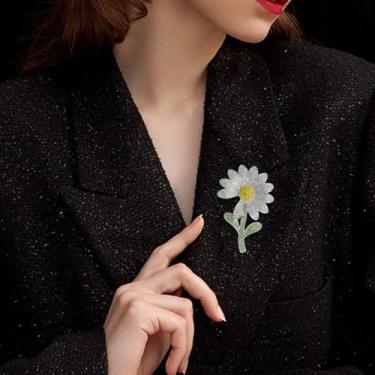 Imagem de Broche de flor para mulheres, broche floral para roupas, joias, presente, Crocs florais