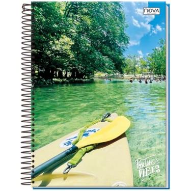 Imagem de CADERNO UNIVERSITÁRIO C/D ESPIRAL 10 MATÉRIAS 200 FLS POSITIVE VIBES