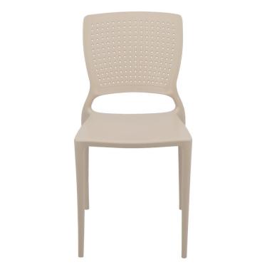 Imagem de Cadeira Tramontina Safira Em Polipropileno E Fibra De Vidro Areia