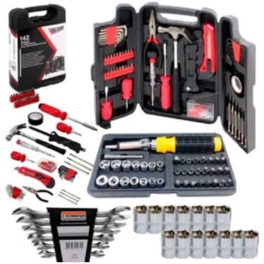 Imagem de Kit Ferramentas 129 Pcs Sparta + Chave P/ Oficina
