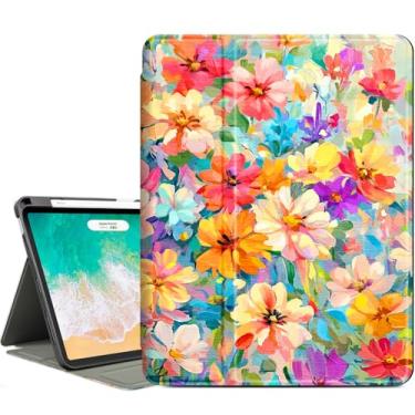 Imagem de Vimorco Capa para iPad Air M3/M2 11 polegadas 2025/2024, para iPad Air 5ª/4ª geração 10,9 polegadas, para iPad Pro 11 polegadas 4ª/3ª/2ª/1ª geração, capa de 4 ângulos de visão, suporte para lápis