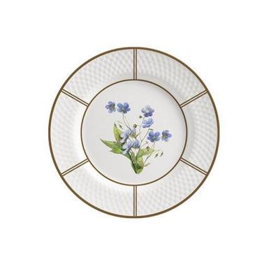 Imagem de Conjunto Com 6 Pratos Sobremesa Innocence Filete Ouro 21Cm