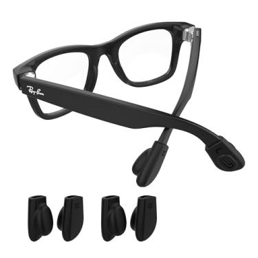 Imagem de RCstyle Suporte de orelha HiBloks para óculos inteligentes Ray-Ban Meta Wayfarer/Skyler/Headliner Gen 2 (2 pares)
