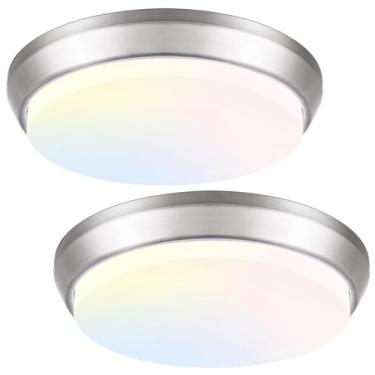 Imagem de Luminária Weddeg 13" 4000 Lm, LED regulável, 36 W, pacote com 2