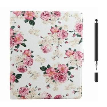 Imagem de Akacy Capa com padrão pintado para Kindle de 15.2 cm 8ª geração (2016, modelos SY69JL). Capa traseira de borracha TPU de silicone flexível e fina, fina, com cantos reforçados (27)