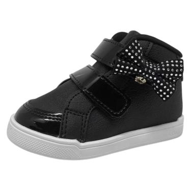 Imagem de Bota Casual Infantil Menina Conforto Laço Strass Sky Klin