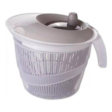 Imagem de 2X Secador De Salada E Verduras Manual Centrífuga Com Cesto