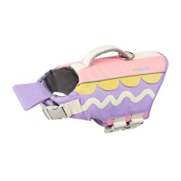 Imagem de Colete salva-vidas Little Wings para natação, paddle board e esportes aquáticos, câmara de flutuabilidade dividida EPE, acabamento refletivo, alças ajustáveis (serve para 1,4 a 39,9 kg) (colete