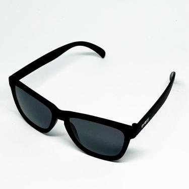 Imagem de Óculos de Sol Corrida e Casual EVOXY Pulse Square Masculino Feminino Preto - Lentes Cinzas-Unissex