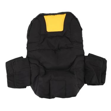 Imagem de SUNGOOYUE Capa de Assento do Trator, Protetor à Prova de Chuva Ajustável à Prova de Poeira para Cortador de Grama, Pano Oxford (Preto Amarelo)