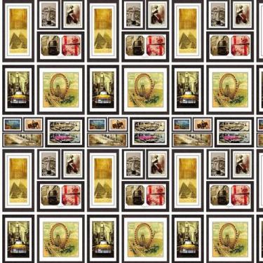 Imagem de Papel De Parede Quadro Local Famoso Autocolante Decorativo - LRP