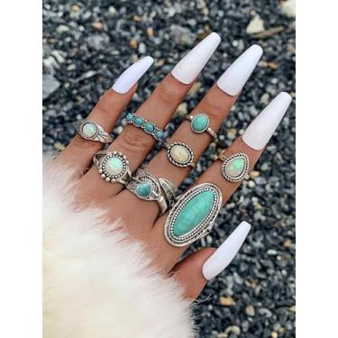 Imagem de Anéis de compromisso para ela, anéis de noivado de moissanite, joias empilháveis de ouro grosso para mulheres, presentes de amizade para mulheres, dia dos namorados, Medium, Latão, Sem pedra preciosa