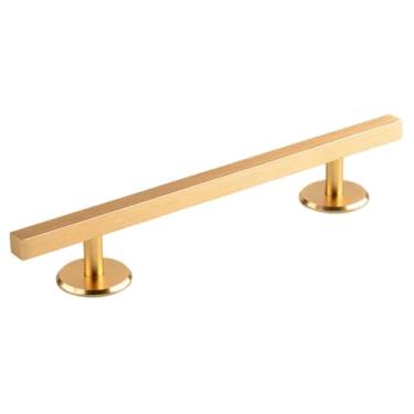 Imagem de Luwecf Corrimão para Fingerboard, Ideal para Pistas de Skate, Rampa de Apoio para Movimentação com Os Dedos, ótimo Acessório para Treinamento com Fingerboard, Ouro