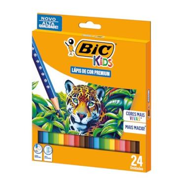 Imagem de BIC, Lápis de Cor Premium, BIC KIDs, 24 cores